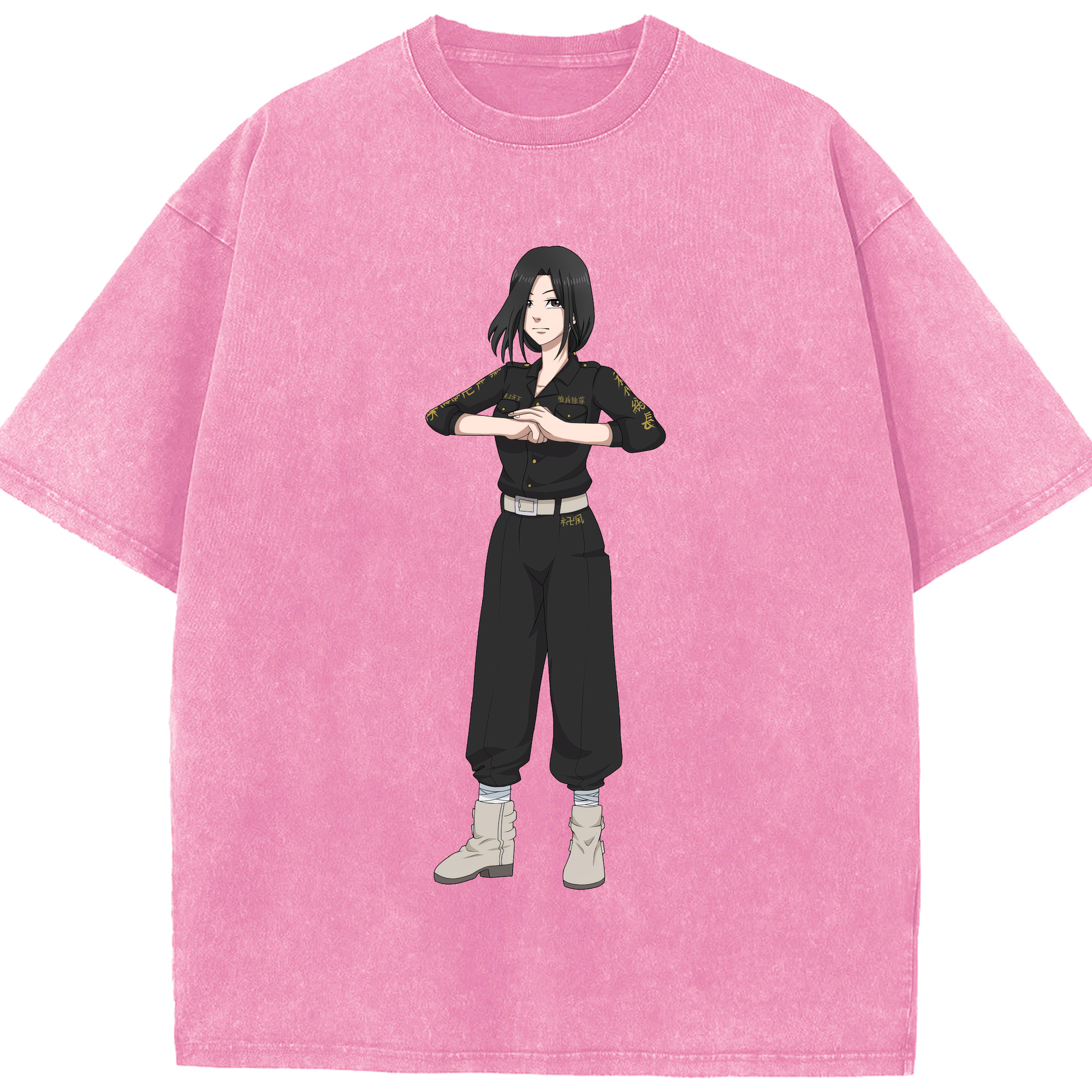 （画像用） 東京リベンジャーズ Tokyo Revengers 綿100% ヴィンテージ風 半袖Tシャツ（フロントプリント）